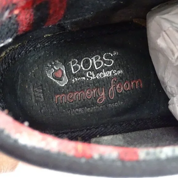 Bobs Skechers Black Chukka Ankle Boots Women Size 7 Memory Foam Textile 34487 - Picture 8 of 8